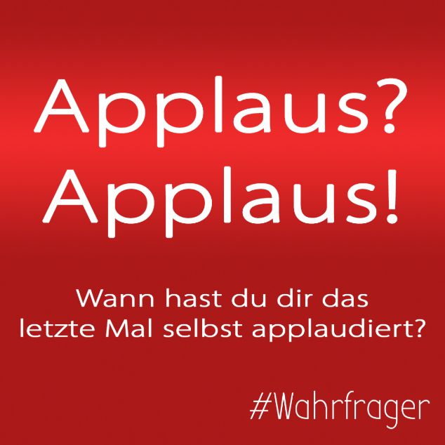 Applaus? Applaus!